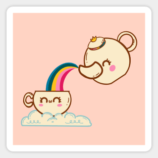 Rainbow Tea Magnet